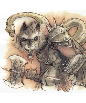Tanarri, Guardian, Molydeus